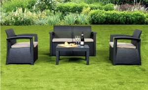ABLO Ursa 4 Seater Garden Lounge Set £127.47 at All Round Fun