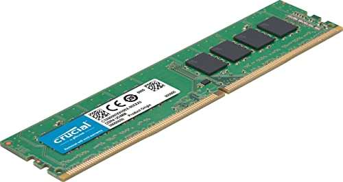 Crucial RAM 8GB DDR4 3200MHz CL22 (or 2933MHz or 2666MHz) Desktop Memory CT8G4DFRA32A - £19.98 @ Amazon