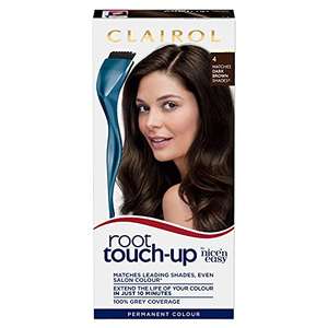 Clairol Nice'n Easy Root Touch-Up 4 Dark Brown Permanent Hair Dye - £1.50 @ Amazon