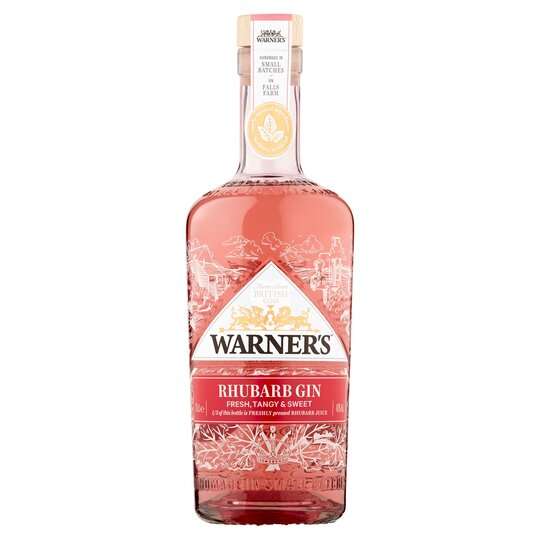 Warners Rhubarb Gin 70cl (Lincoln)