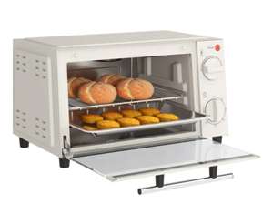 HOMCOM Mini Oven, 9L Countertop Electric Grill, Toaster Oven