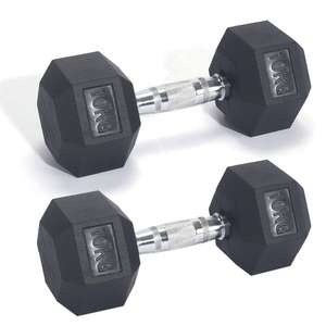 Pro Fitness 10kg Hex Dumbbell Set £43.29 + Free click and collect @ Argos