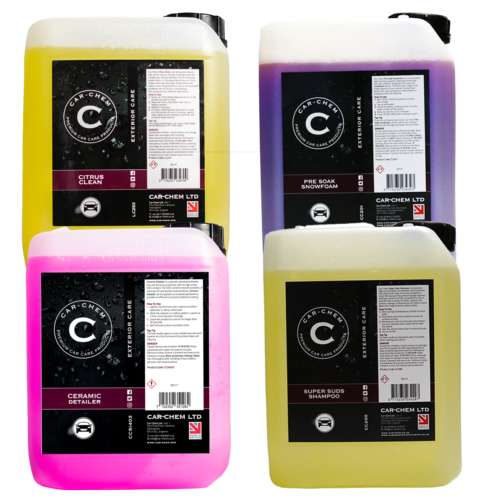 20L Exterior Kit - Citrus Clean, Pre Soak Snowfoam, Shampoo & Ceramic Sealant - £61.68 delivered @ chem-group / eBay