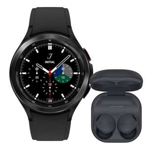 Samsung Galaxy Watch4 Classic 46mm Smart Watch + Samsung Galaxy Buds2 Pro Bundle