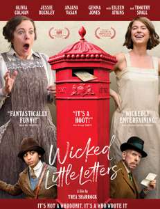 Silvers: Wicked Little Letters plus Tea/Coffee & Biscuit 11th/13th June via MyOdeon Free To Join £4.50 in Venue