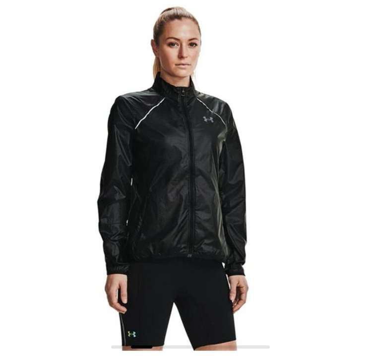 Under Armour Impasse Run 2 Women's windproof, waterproof, reflective jacket. Lightweight - with code
