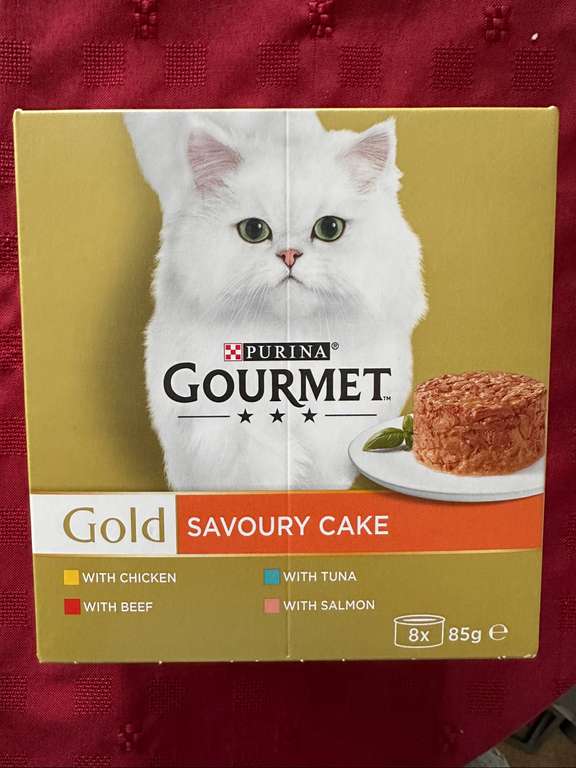 Purina Gourmet Gold Savoury Cake Cat Food 8x85g 47p instore @ Marks & Spencer Havant, Hampshire