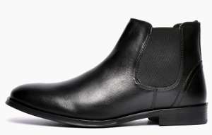 Red Tape Elliot Leather Chelsea Boots (Debenhams) Mens in Black with code