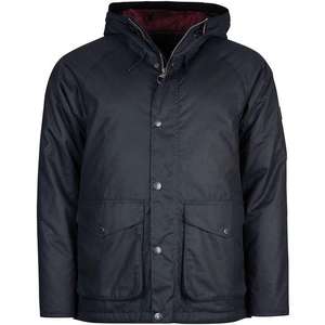 Barbour Alpha waxed cotton jacket, Navy, size L and XL, for £77.50 at John Lewis & partners