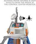 Disney Pixar Lightyear Ultimate Star Command Base Interactive Playset, Crawler Vehicle, Buzz Figure, Movie Phrases & Sounds, 4+ Years