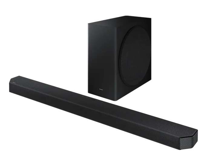 HW-Q900A 7.1.2ch Samsung Q-Symphony Cinematic Dolby Atmos Q-Series Soundbar for £608 when you purchase £59 customisable bezel at Samsung