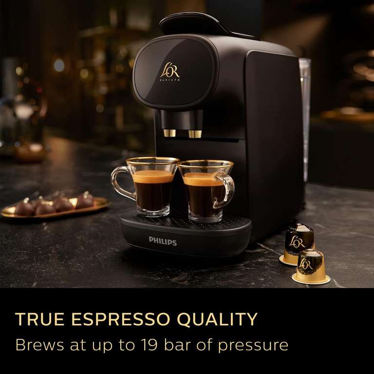 L'OR Barista Sublime Coffee Machine + 40 Coffee Capsules $99