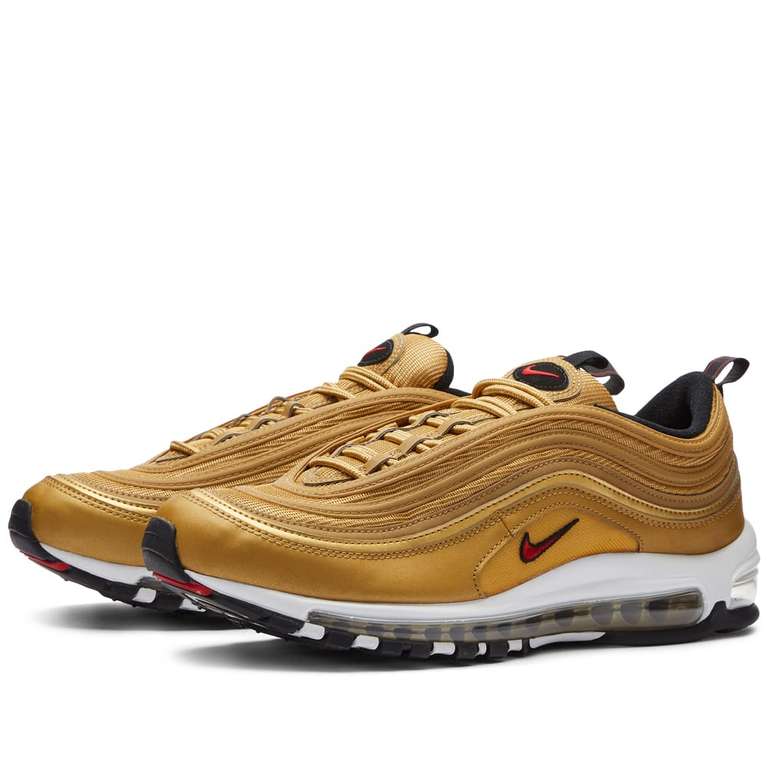 Nike Air Max 97 OG Metallic Gold & Varsity Red Trainers - £85 + £6.99 Delivery @ End Clothing