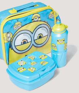 Kids Minions Lunch Bag Snack Box & Water Bottle Set - £6 (Free Click & Collect) @ Matalan