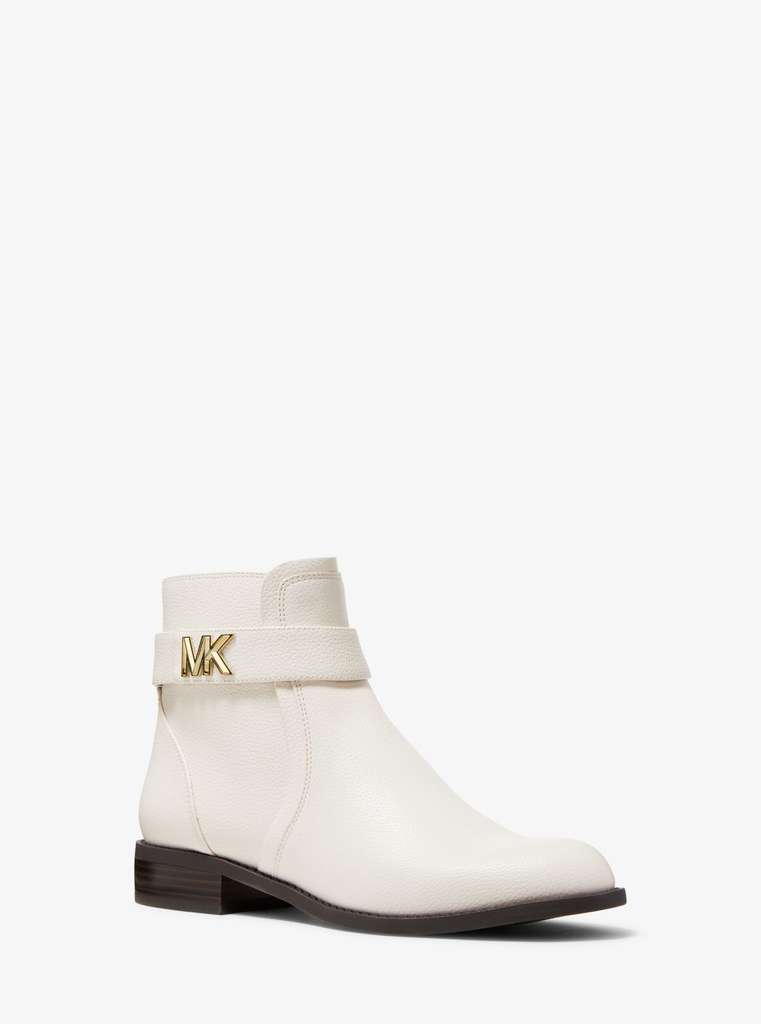 Michael Kors Jilly Faux Pebbled Leather Ankle Boot £66 @ Michael Kors |  hotukdeals