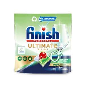 Finish Ultimate Zero Tablets Bulk | Size: Total 45 Dishwasher Tabs | For Ultimate Clean and Diamond Shine - S&S £8.54