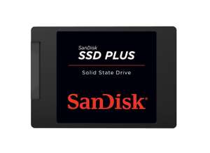 SanDisk SSD Plus Internal SSD Hard Drive, 2 TB, Faster Startup, Shutdown and Loading, 545 MB/s Read Speed, 450 MB/s Write Speed, Shockproof