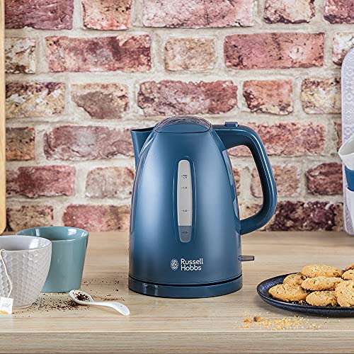 Russell Hobbs Textures Electric Kettle with Rapid Boil 3000W 1.7L grey £16.80 with voucher @ Amazon