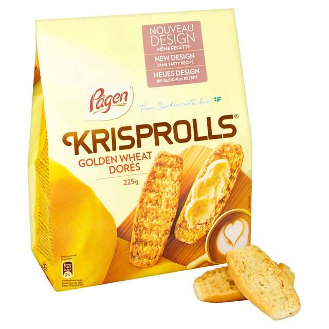 Pagen Krisprolls Wholegrain/Golden Complets 225g - £1.25 @ Ocado