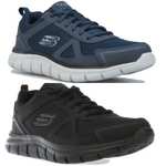 Skechers Track Scloric Lace up Cushioned Men's Trainers ( 2 Colours - Navy/Black) - W/Code | Sold by Get The Label Outlet