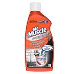 4 Bottles of Mr Muscle Kitchen Drain Unblocker & Cleaner Gel 500ml (subscribe and save as low as £6.60)