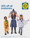 25% off all Halloween costumes from 27th - 30th October @ Tesco (Clubcard)