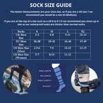 SEALSKINZ Unisex Waterproof Cold Weather Mid Length Sock in blue/black or white/grey £19.99 @ Amazon