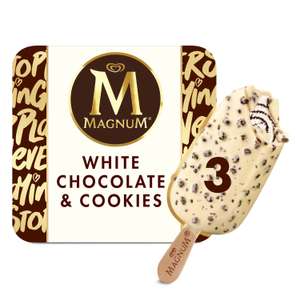 Magnum White Chocolate and Cookies x3 99p @ Morrison’s Peckham