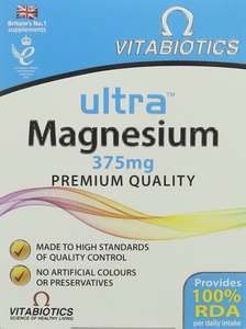 BOGOF Vitabiotics Ultra Magnesium Tablets, 2 x Pack of 60 S&S £4.88/£4.64