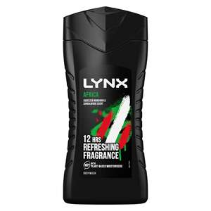 Lynx Shower Gel Africa 225 ml £1.25 each - Min Order Qty x 3
