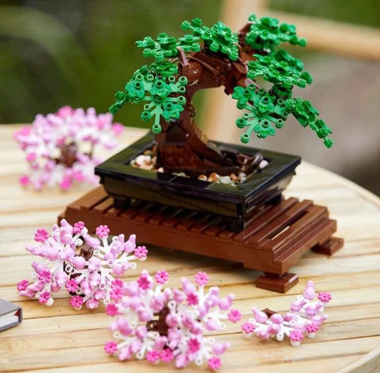 LEGO Icons 10281 Botanical Collection Bonsai Tree Flowers Set for ...