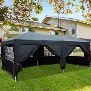 Outsunny 3M X 6M Pop Up Gazebo Party Tent Canopy Marquee With Storage Bag Black - £170.99 delivered (UK Mainland) @ Robert Dyas
