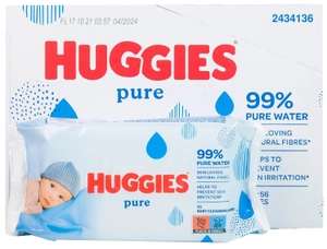 Huggies pure water baby wipes 10x 56 x2 boxes £13 Farmfoods Dewsbury
