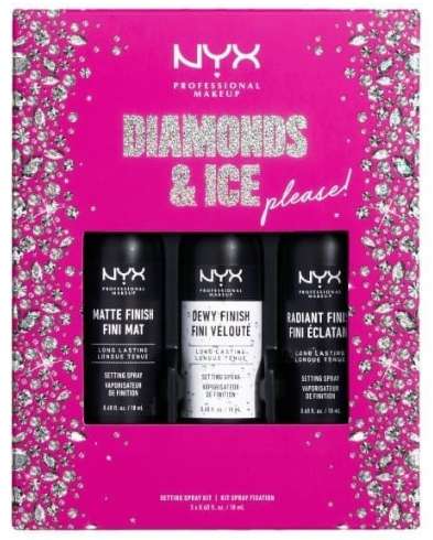 Nyx Professional Makeup Mini Setting Spray Trio Giftset £1.35 Free Click & Collect @ Superdrug