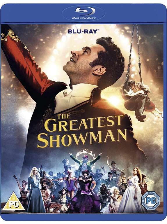 Greatest Showman Blu Ray (Free Collection) Used