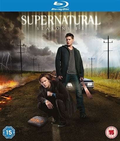 Used: Supernatural Season 1-8 Blu Ray (Free Collection)