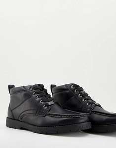 Men’s Ben Sherman lace up leather brogue boot in black £26.81 with code ASOS