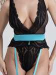 Lovehoney Empress Blue Satin and Lace Body With Code