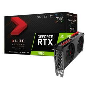 PNY GeForce RTX 3060 12GB XLR8 Gaming REVEL EPIC-X Ampere Graphics Card £300.45 using code @ ebuyer_uk_ltd / Ebay