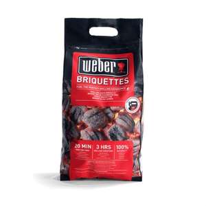 Weber Barbeque Briquettes (4kg Bag) - £6.65 with S&S