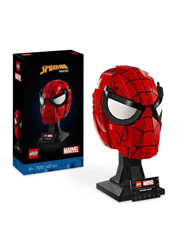 LEGO Super Heroes Spider-Man’s Mask Super Hero Kit 76285 - free Click & Collect