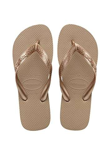Women's Rose Gold Havaiana Flip flops £11.99 - all sizes currently available @ Amazon
