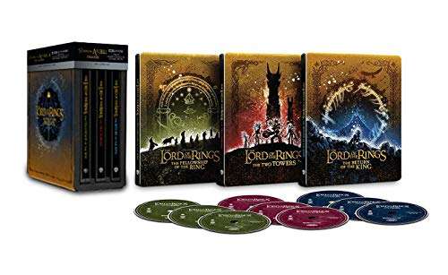 The Lord of the Rings - The Steelbook Trilogy (4K Ultra HD ) £100.05 @ Amazon Italy