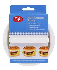 Tala Large Hamburger Press, Perfect for making traditional 100% meat burgers or producing personal creations £4.71 @ Amazon