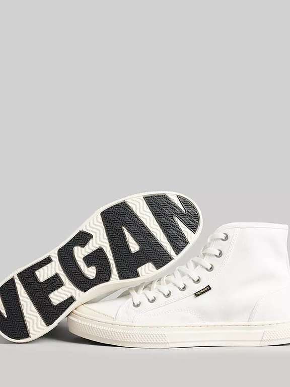 Superdry Vegan Canvas High Top Trainers