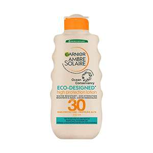 Garnier Ambre Solaire Eco Design Sun Protection Sun Cream Lotion SPF30, Recycled & Recyclable Bottle, 200ml - £2.70 / £2.57 S&S @ Amazon