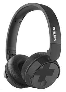 Philips Headphones BH305BK On Ear Headphones - Active Noise Cancellation, Bluetooth, Bold Bass,18 Hours of Playtime - £20.93 @ Amazon