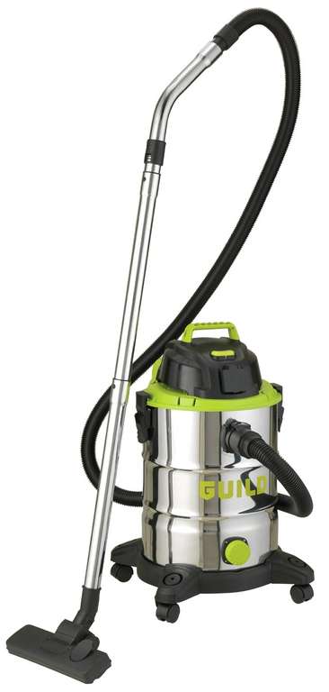 Guild 30L Wet & Dry Cleaner with Power Take Off - 1500W £80 Free Collection @ Argos