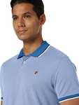 Jack & Jones Mens Polo T-Shirt Short Sleeved Casual Cotton Tee Top (Bright Cobalt) - £9.25 @ Amazon