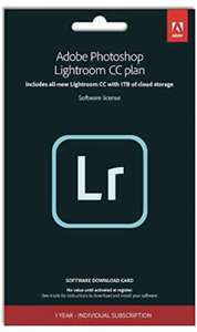 Adobe Lightroom CC 1TB - one year - posted code - Prime exclusive £58.90 @ Amazon
